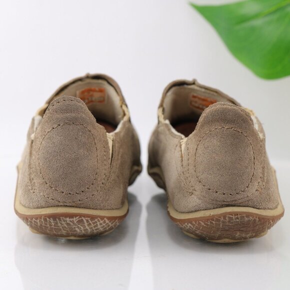 Cushe Mens Surf Slipper Shoe Size 9 Tan Leather Slip On Sneaker Minimalist - Picture 6 of 12